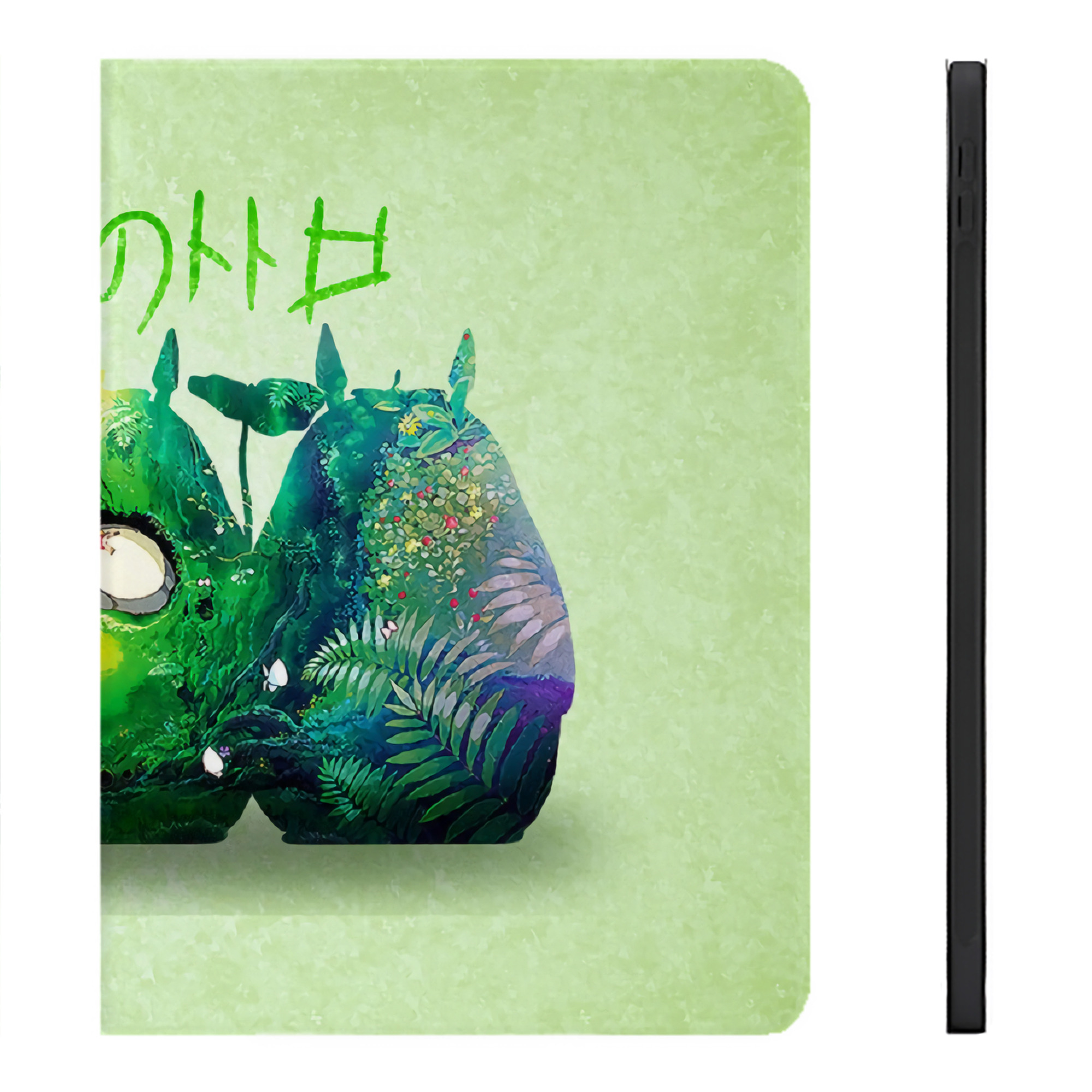 （画像用） となりのトトロ 草壁メイ 草壁サツキ My Neighbor Totoro Satsuki Kusakabe Mei Kusakabe IPadケース ペンホルダー付き ブックスタイルデザイン